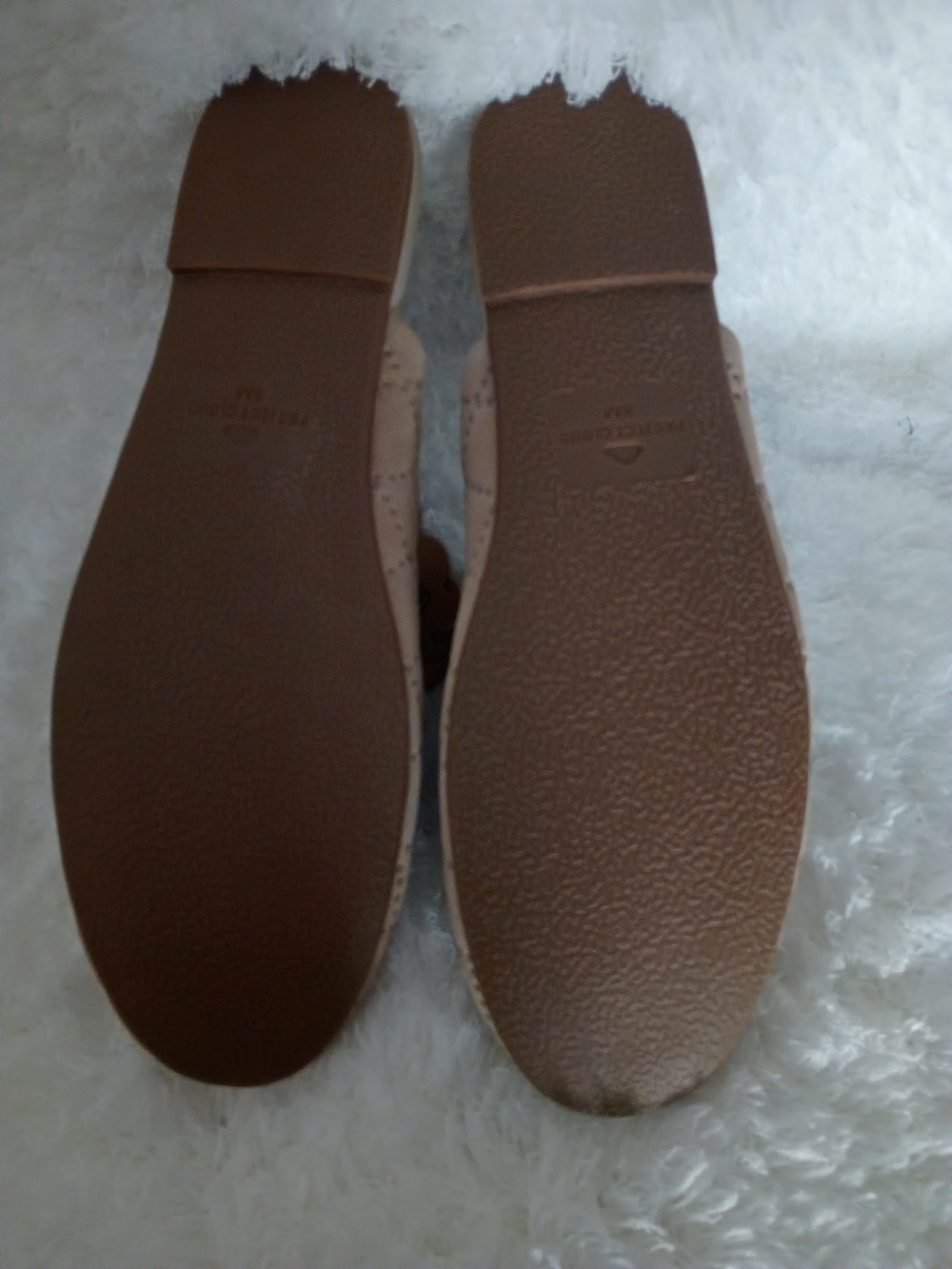 Project Cloud Cassidy Genuine Leather Horsebit Mules Beige Size 8 - Picture 4 of 4